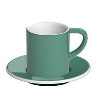 Чашка Loveramics Bond Espresso Cup & Saucer 80 мл. Teal з блюдцем