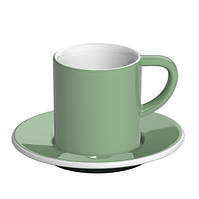 Чашка Loveramics Bond Espresso Cup & Saucer 80 мл. Mint з блюдцем