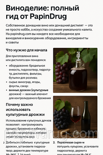 Виноробство: повний гід від PapinDrug