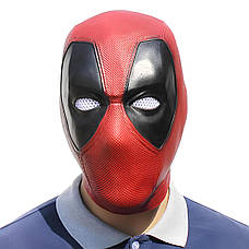 Гумова маска Дедпул RESTEQ Латекс Хелловін Косплей DeadPool дід пул, фото 6