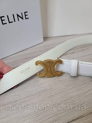 Ремінь шкіряний Celine, фото 6