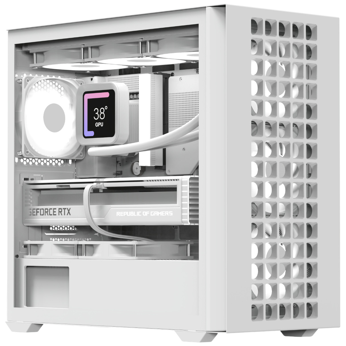 Корпус AeroCool D302A-G-WT-v1 (ACCS-DS04043.21) White без БЖ, фото 1