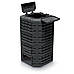 Компостер садовий пластиковий Prosperplast Compogreen Vario 950 л чорний контейнер для компосту IKL950C, фото 2