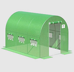 Теплиця садова парник Focus Garden 2×3×2 м Польща зелена з армованою плівкою