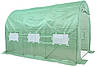 Садова теплиця парник Focus Garden 2×4×2 м зелена каркасна плівкова конструкція Польща, фото 5