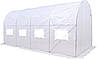 Садова теплиця Focus Garden 2.5x4x2 м міцний парник для дачі та городу Польща, білий, фото 8