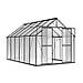 Садова теплиця парник Focus Garden Cultivo Gramen для дачі та городу 244x370 см чорна, фото 3