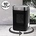 Керамічний тепловентилятор MalTec ProLine1500 1500 Вт з пультом та функцією осциляції, фото 8