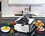 Фритюрниця Clatronic FR 3195 4 л з двома кошиками професійна електрична фритюрниця для кафе та дому, фото 7