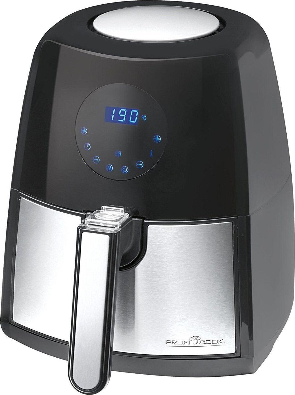 Електрична фритюрниця ProfiCook PC-FR 1147 з нержавіючої сталі компактна для смаження картоплі та закусок