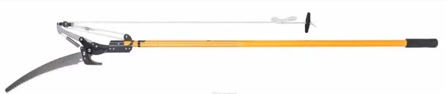 Телескопічний висоторіз Powermat PM-SKTT-2.4T ручний секатор для обрізки високих гілок до 2,4 м, фото 1