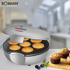 Кексниця 900Вт Bomann MM 5020 CB на 7 мафінів електрична мафінниця для випікання вдома