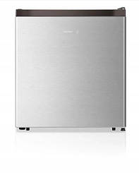 Міні-холодильник 43л HEINRICH'S HKB 4188 SI однокамерний компактний під стіл для офісу готелю дачі сірий