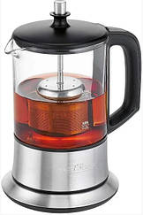 Скляний електричний чайник-заварник 2в1, 0.5л, 1100Вт ProfiCook PC-TK 1165 для чаю і трав