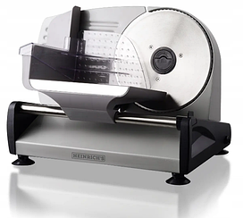 Слайсер електричний 200Вт HEINRICH'S HMA 8704 ломтірезка для м'яса сиру ковбаси хліба овочів професійна