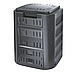 Садовий компостер 320 л Prosperplast IKL320C-S411 чорний пластиковий контейнер для компосту, фото 4
