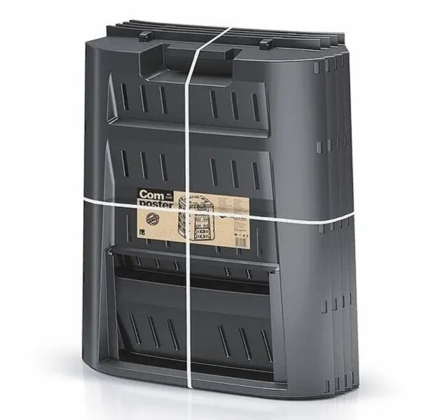 Садовий компостер 320 л Prosperplast IKL320C-S411 чорний пластиковий контейнер для компосту