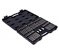 Набір біт Kraft&Dele KD10954 75 шт TORX RIBE SPLINE HEX з адаптерами 3/8" і 1/2" у кейсі для автосервісу, фото 2