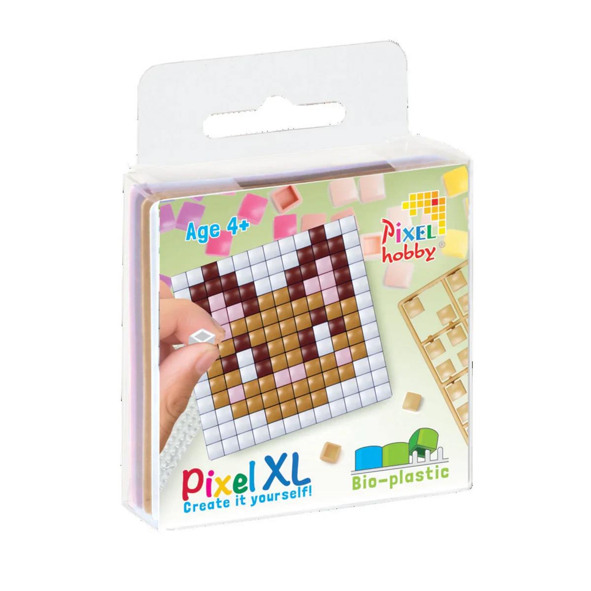 Творчий набір Магніт з пікселів - Кіт / Зайчик. Pixelhobby XL Magnet Fun Set - Cat