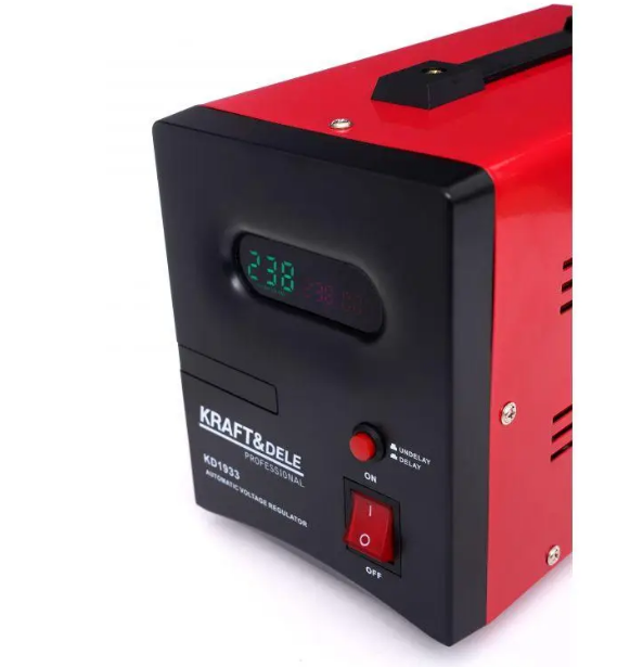 Стабілізатор напруги 2000ВА 230В AVR Kraft&Dele KD1933 для захисту техніки