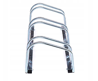 Стійка для велосипедів Kraft&Dele KD650 металева на 3 місця паркувальна підставка вулична