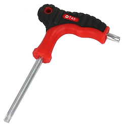 Набір Torx ключів Mar Pol M66426 T9 T50 10 шт Г образні хром ванадієві ключі для авто ремонту та майстерні