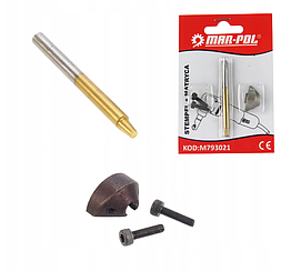 Комплект для пробивання отворів Mar Pol M793021 пуансон і матриця для висічних ножиць по металу 1 мм