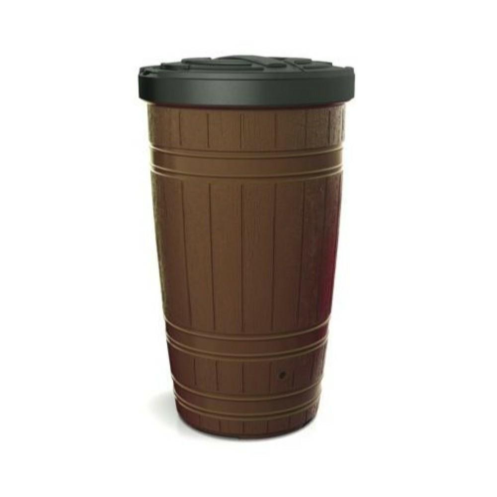 Ємність для дощової води Prosperplast Woodcan 265 л коричнева бочка контейнер для збору води