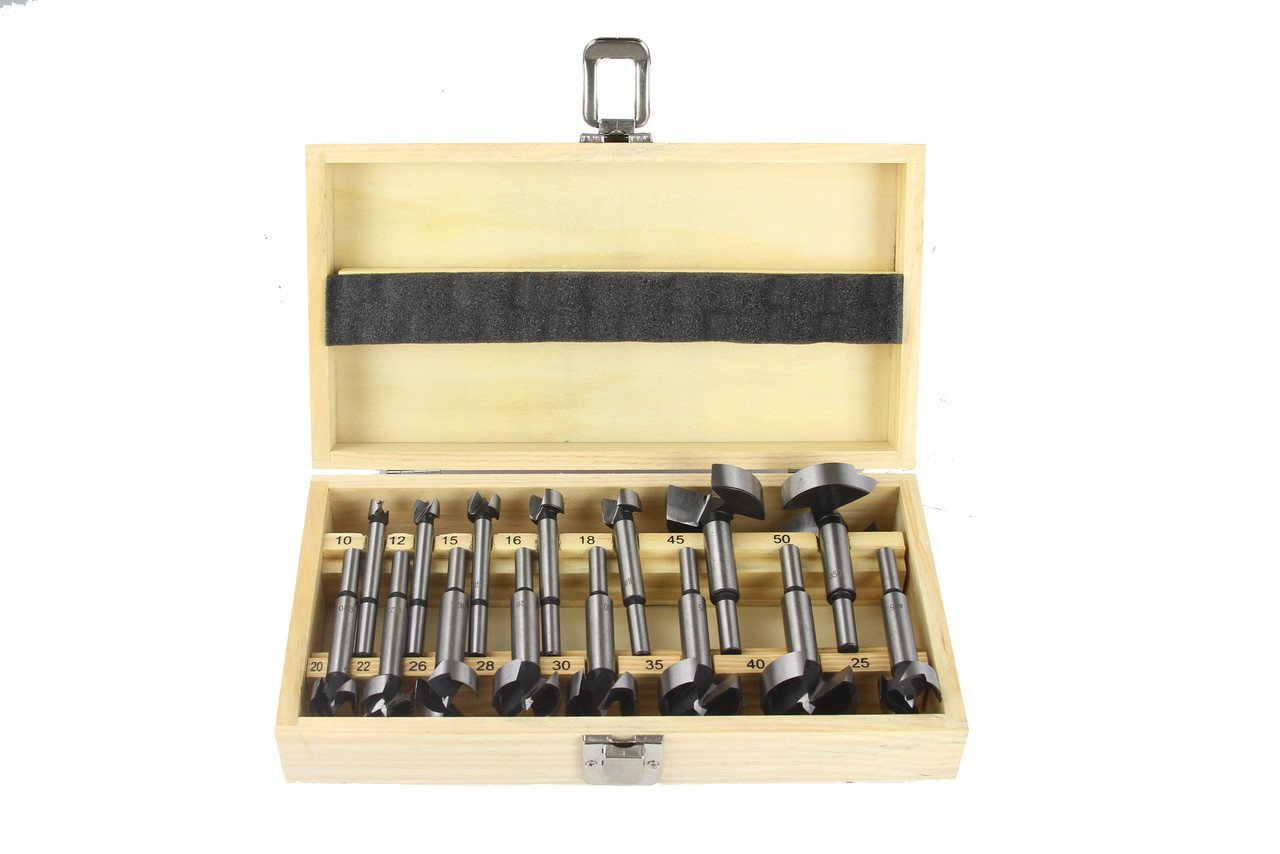 Набір фрез по дереву 10-50 мм Mar-Pol M22564 комплект для фрезерування деревини 15 шт, фото 1