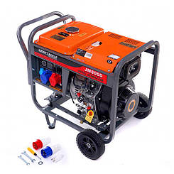 Дизельний генератор 8 кВт 3-фазний 230/380В Kraft&Dele KD126 електростанція для будинку