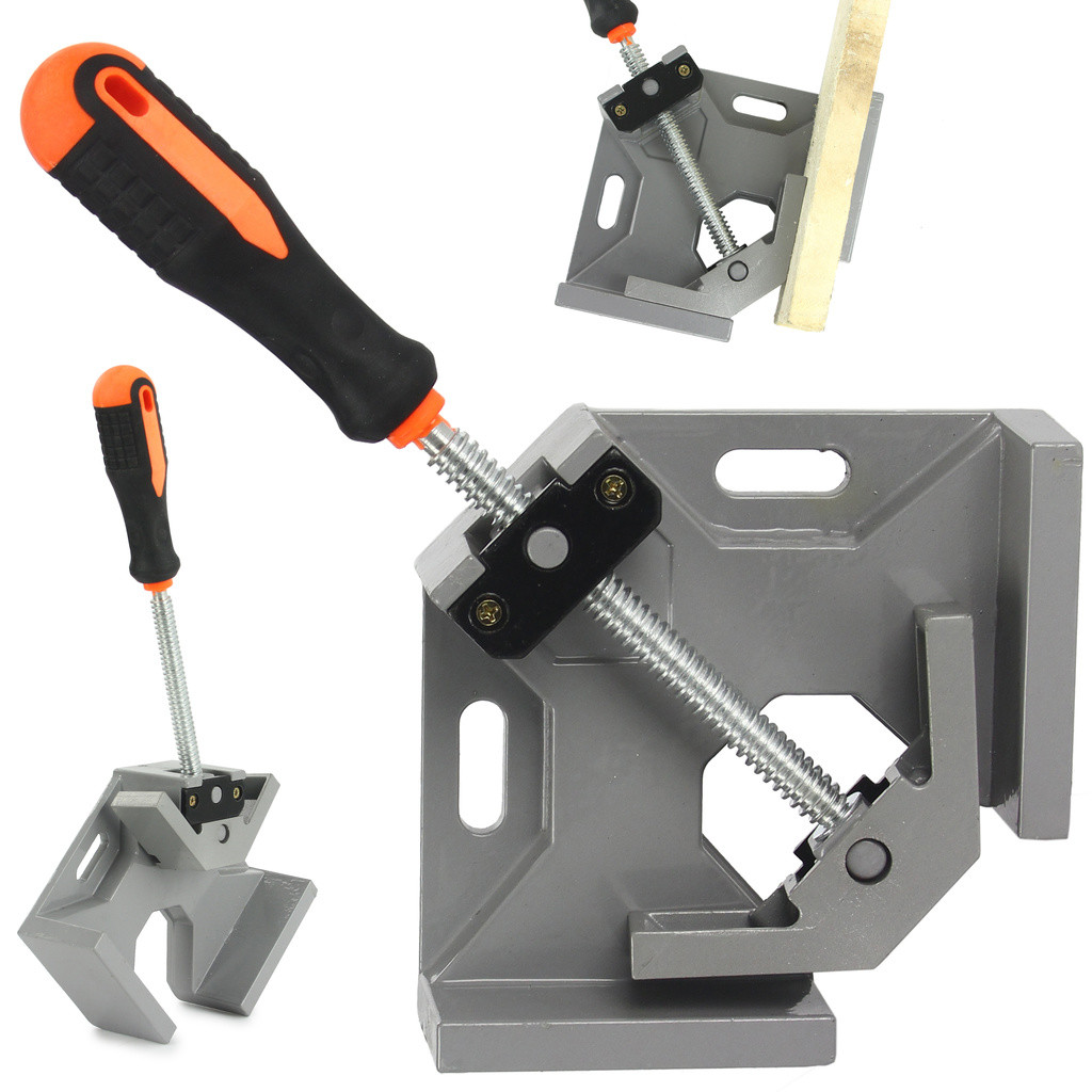 Струбцина кутова 90° 68 мм 150x70 мм Mar-Pol M36221 для фіксації під кутом, фото 1