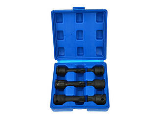 Набір ударних біт Spline 1/2" M14–M18 Geko G10515 у кейсі