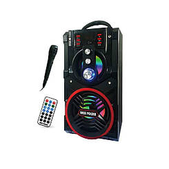 Бездротова Bluetooth-колонка з караоке й радіо Bass Polska 90 В 5941