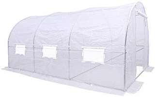 Садова теплиця, парник Focus Garden 3x4,5x2 м, біла