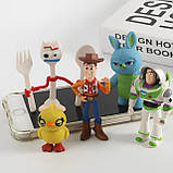 Набір фігурок Історія іграшок 4, Ігрові фігурки з мультфільму Toy Story 7 шт, Іграшка Вуді, Базз Лайтер, Джессі, Форки, фото 2