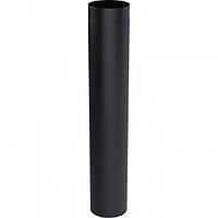 Чорна димохідна труба 130 мм Сталеві димохідні труби Stahl System Димоходи з чорного металу 100 см