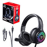 Навушники ONIKUMA X7 Pro RGB Gaming with LED-підсвітка чорні, фото 3