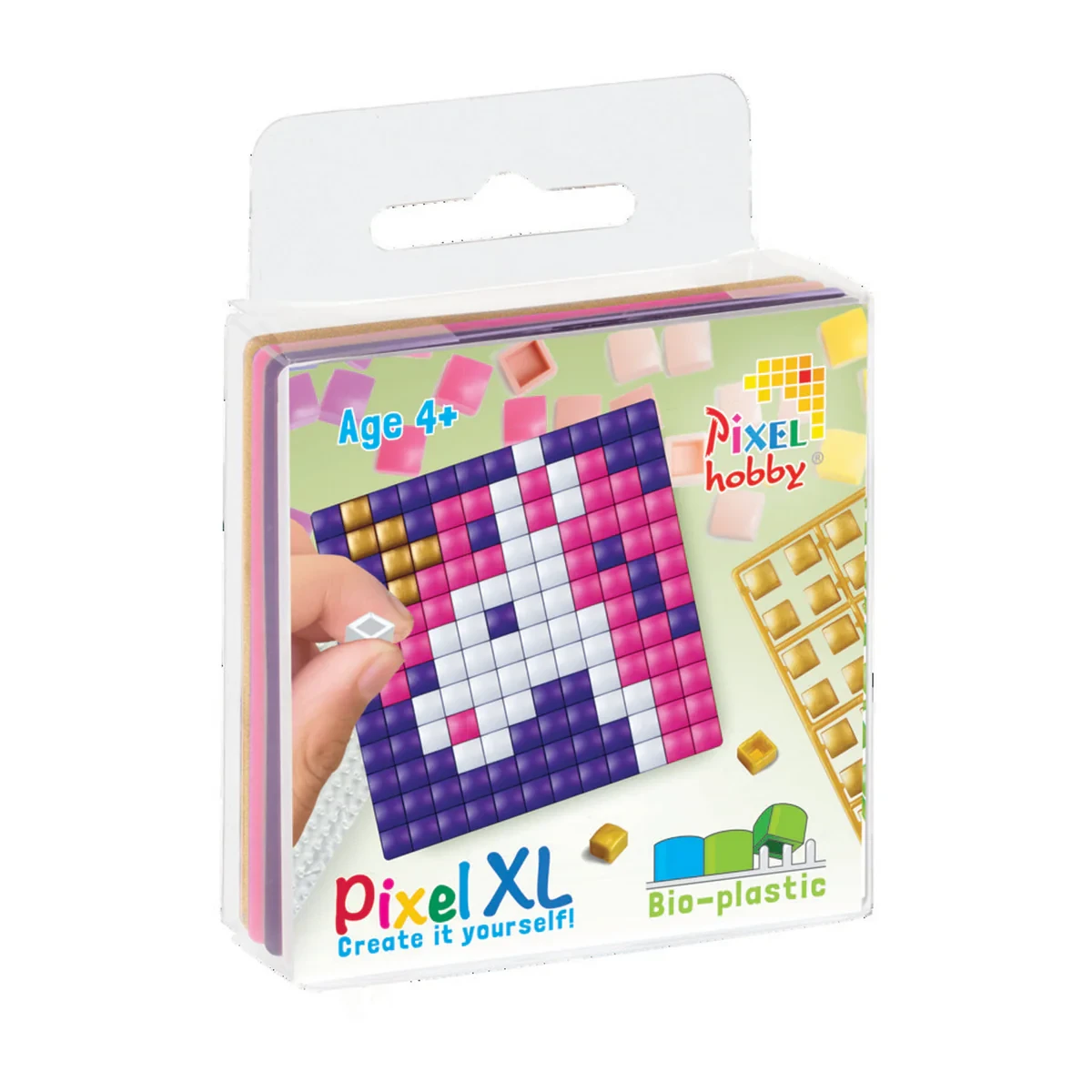 Творчий набір Магніт з пікселів - Єдиноріг. Pixelhobby XL Magnet Fun Set - Unicorn