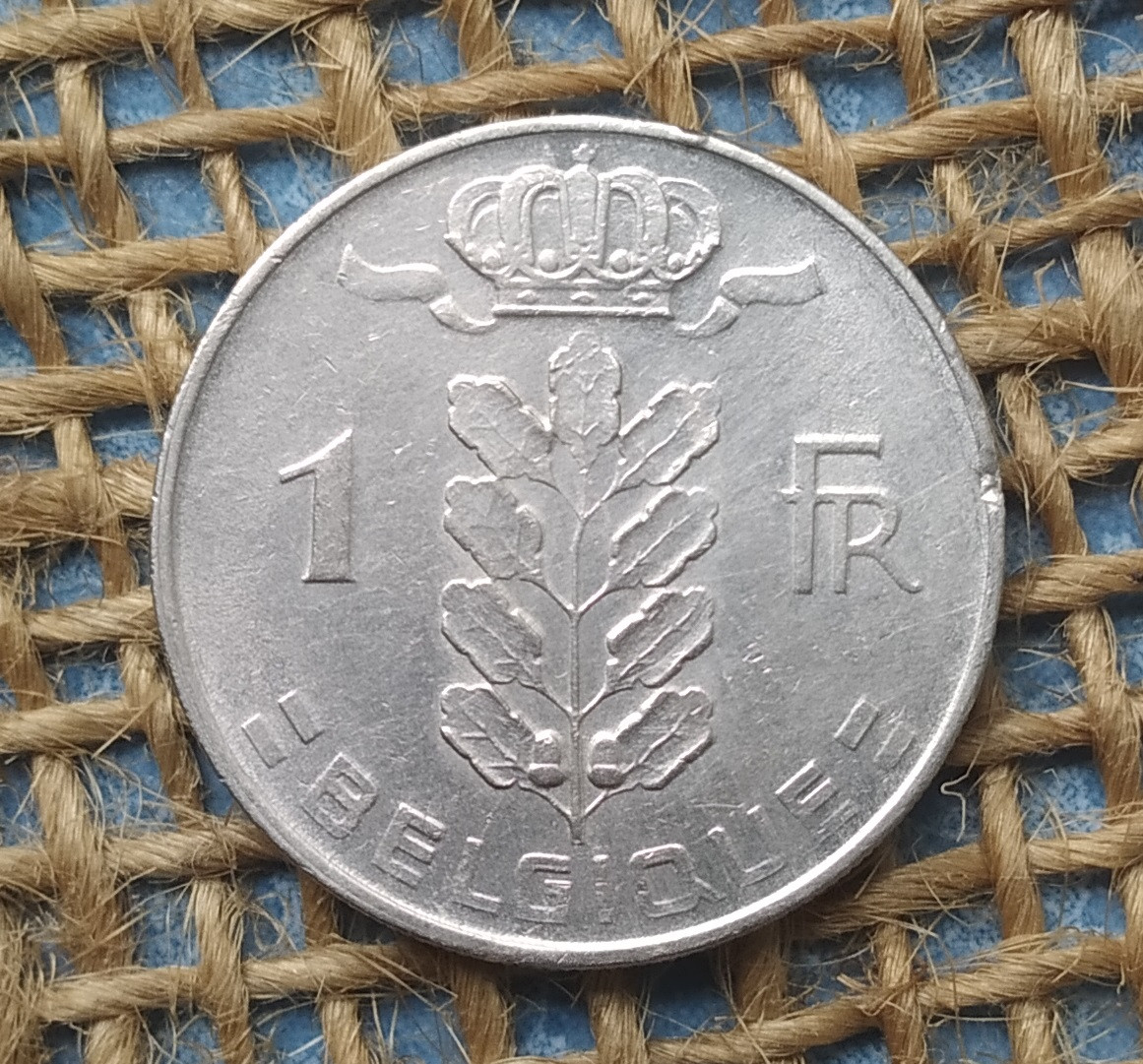1 франк 1970 року. Бельгiя