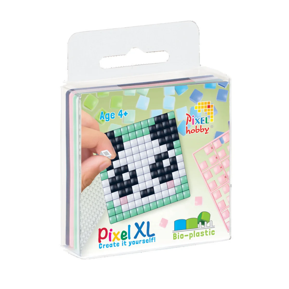 Творчий набір Магніт з пікселів - Панда / Вовк. Pixelhobby XL Magnet Fun Set - Panda