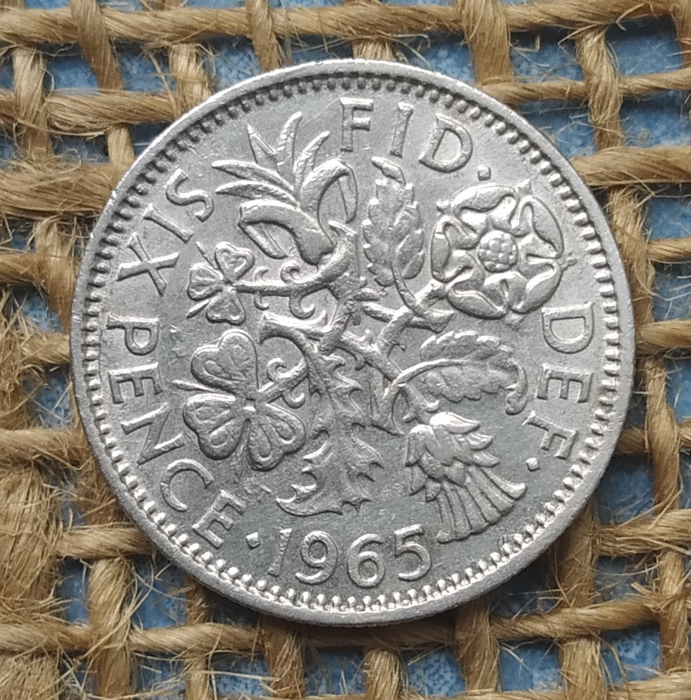 6 пенсiв 1965 року. Велика Британiя