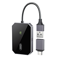 Автомобильный беспроводной адаптер CarPlay XO CZ016 карплей ресивер для автомобиля