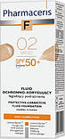 Набір з 2 шт. Pharmaceris F коригувальна рідина 02 пісок Spf50 30ml, фото 5