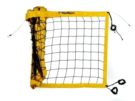 Сітка для волейболу Romisport Pcv 8,5 м шт. 1 м Pro для пляжного волейболу жовта Pcv, фото 1