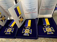 Медаль для Волонтера "Хрест патріота України" із посвідченням у футлярі