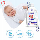 Набір з 2 шт. Lovelа Baby гіпоалергенний рідкий засіб для прання кольорового одягу дитяче молочко 4,5 л, фото 7