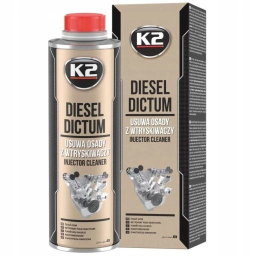 Набір з 3 шт. Засіб для чистки інжекторів K2 Diesel Dictum 500 мл K2 для чистки інжекторів 500мл, фото 1