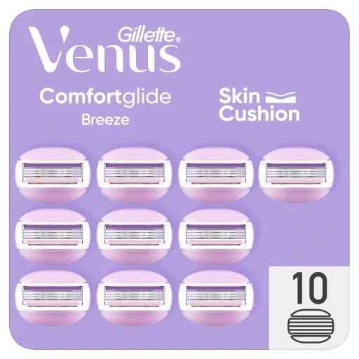 Венус Comfortglide Breeze запасні головки для станка шт. 10 Gilette для станка 10 штук, фото 1