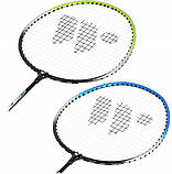 Чохол набір ракеток з воланчиком Wish ракетка палетка для гри в бадмінтон до Wish 4 шт. ракетки 3 шт. воланчики сумка, фото 4