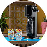 "saturator для води Sodastream Art чорний комплект Art 1 пляшка Pet 1л + картридж", фото 3